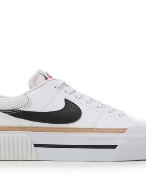 Nike Women's White Black Tan Low-Top Sneakers